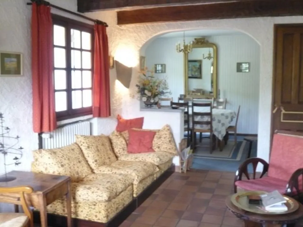 salon avec le prolongement salle à manger