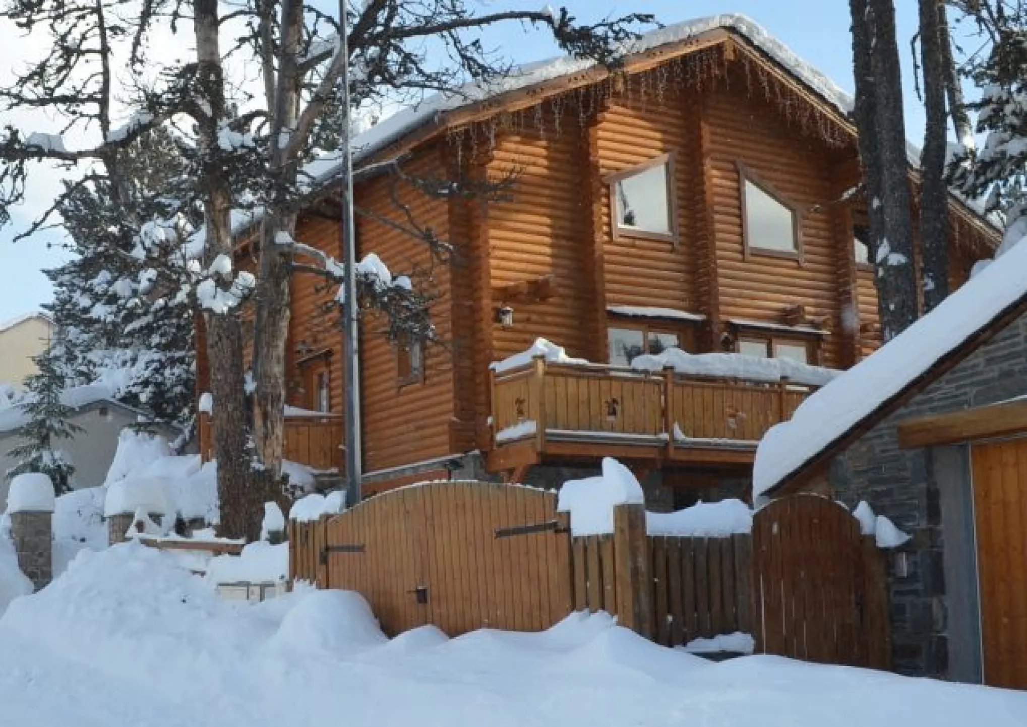 Le chalet l'ESQUIROL  l'hiver