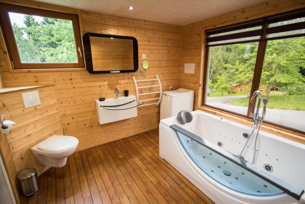 Salle de bain avec balnéo