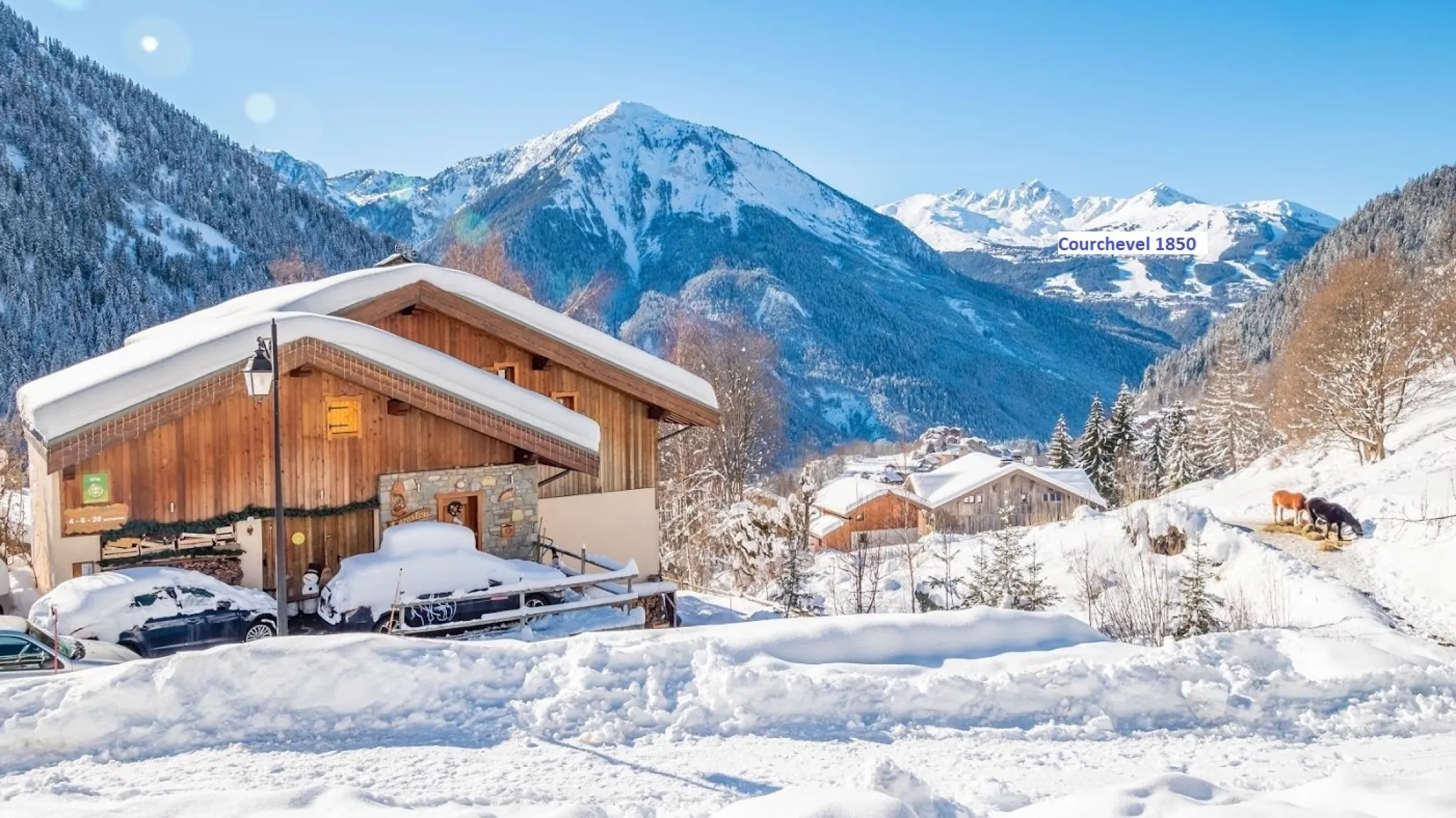 Chalet eterlou la plagne 20/24 pers. la plagne paradiski champagny
