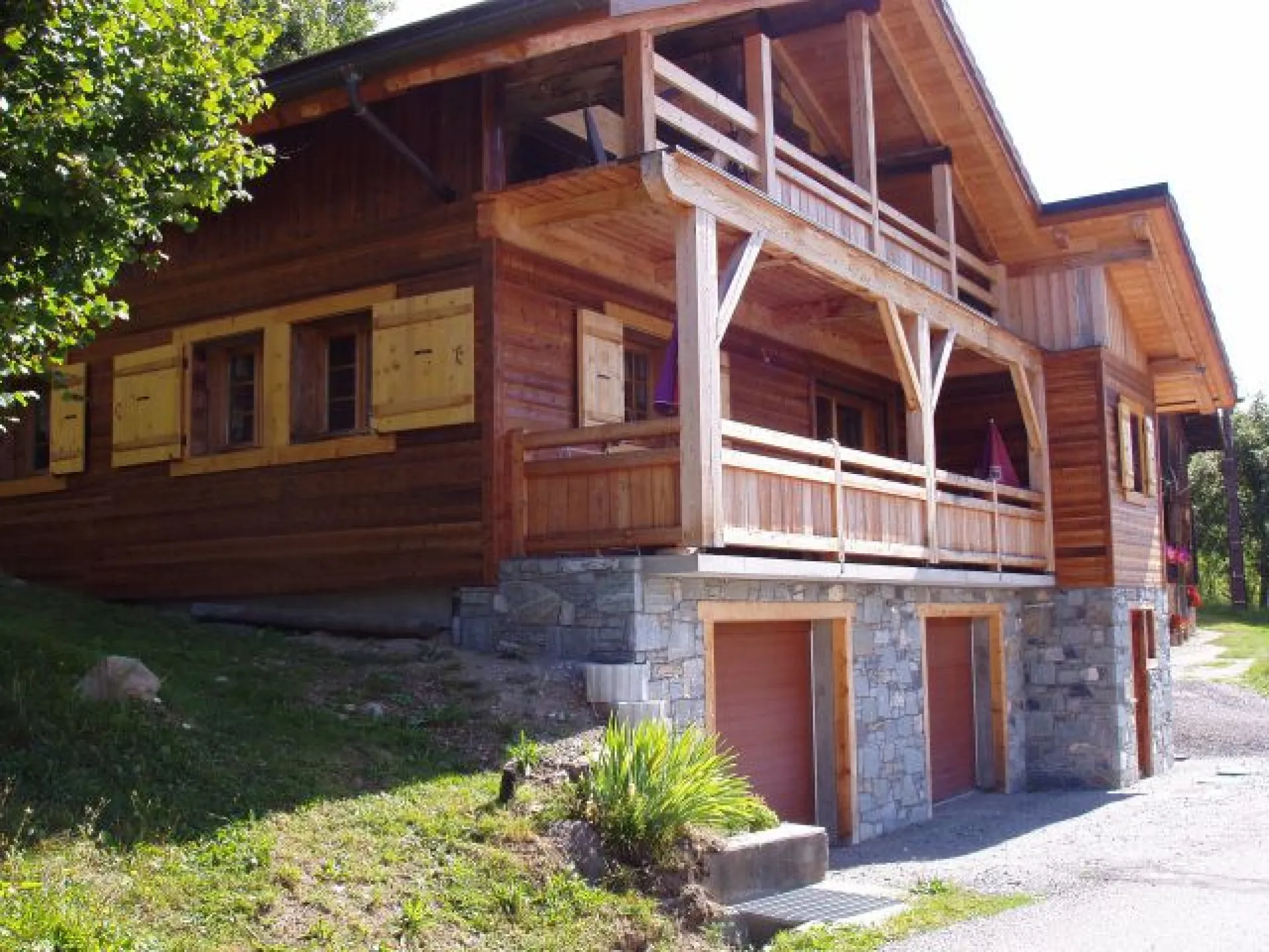 Le chalet en été