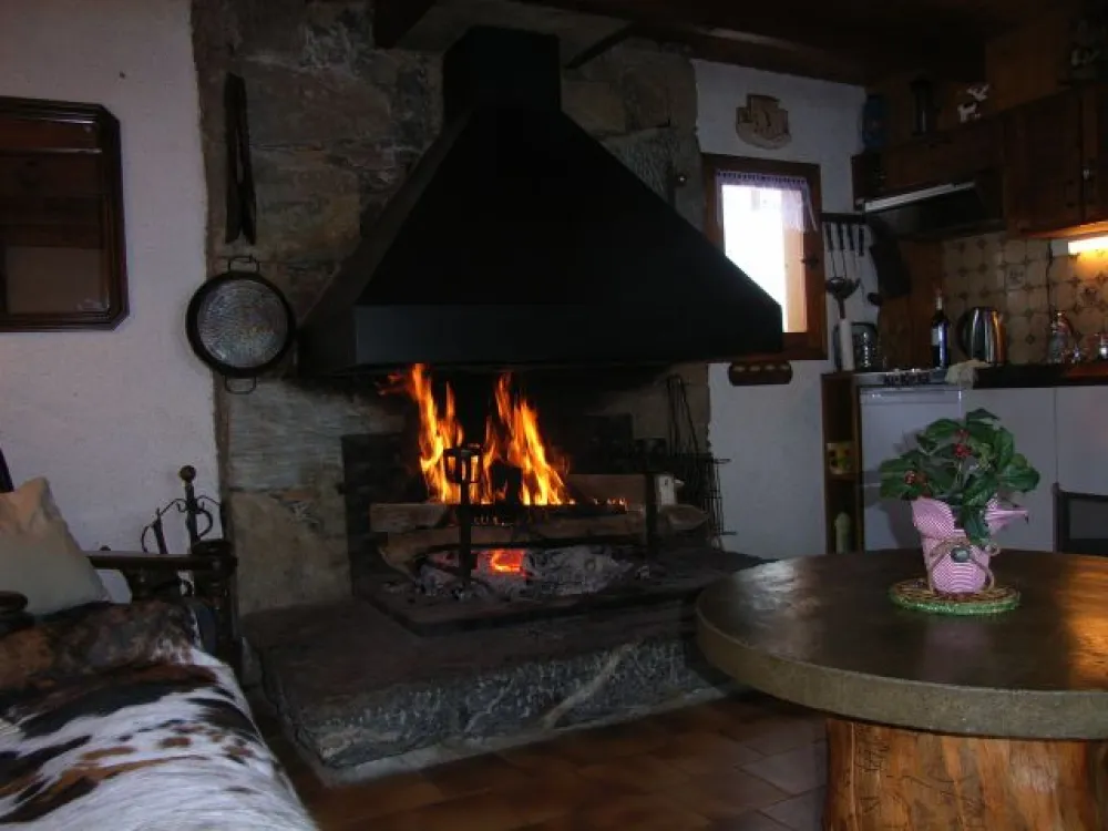 Cheminée foyer ouvert