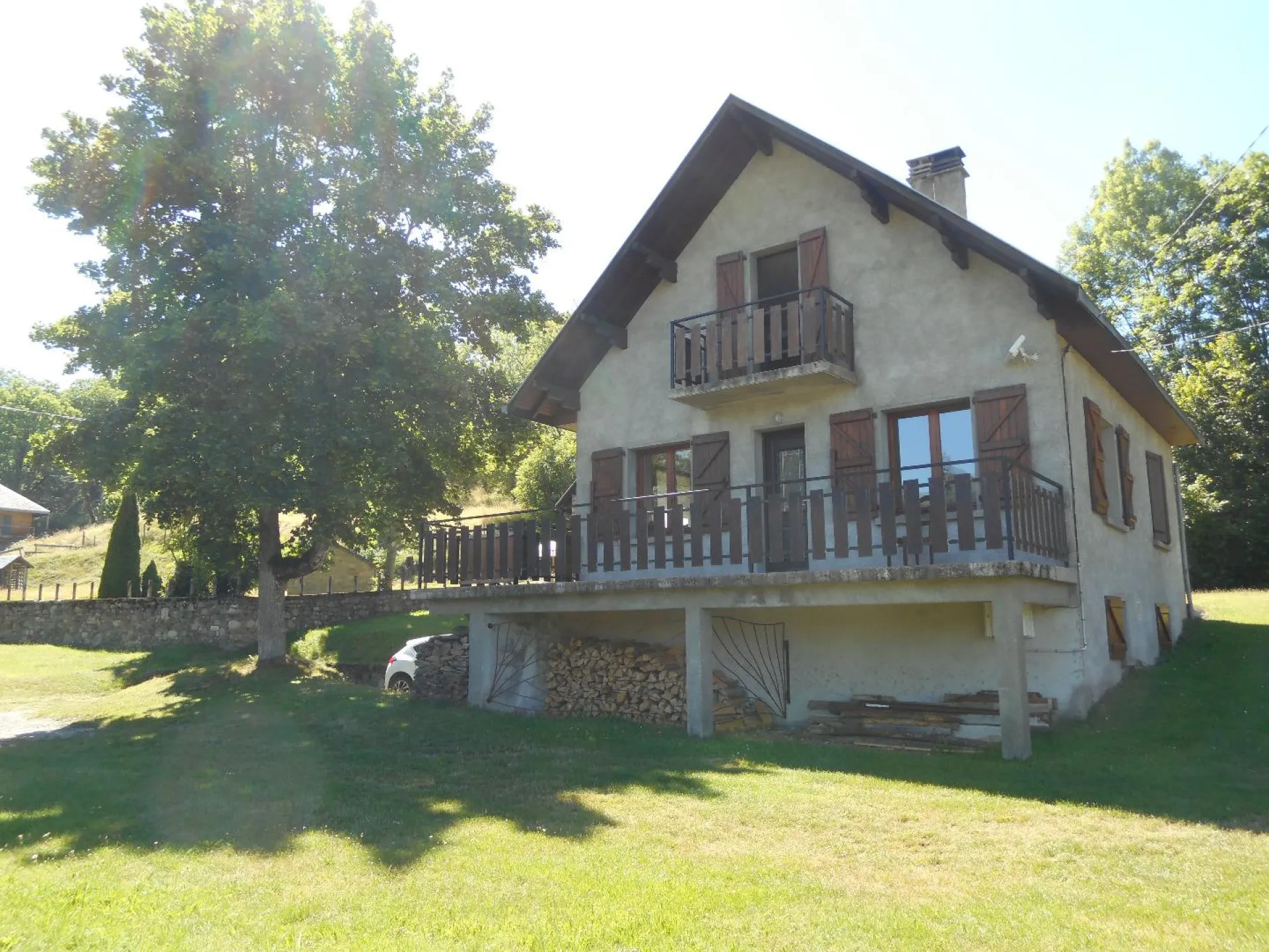 Le chalet l'été