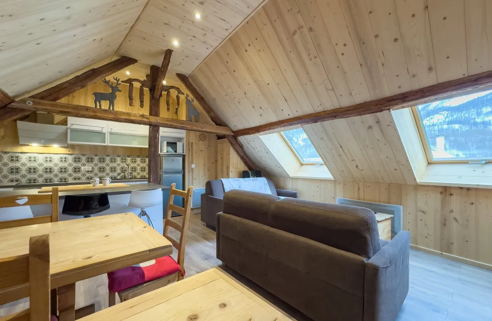 L'alpage, duplex *** à 200 m des pistes, des grands bains et des commerces, séjour sans voiture