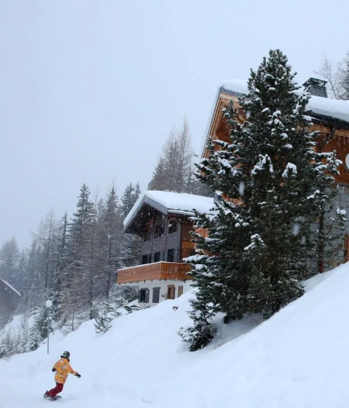 Retour à ski au chalet !