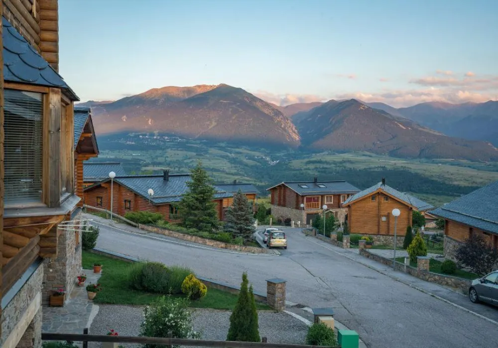 La vue l'été de la terrasse
