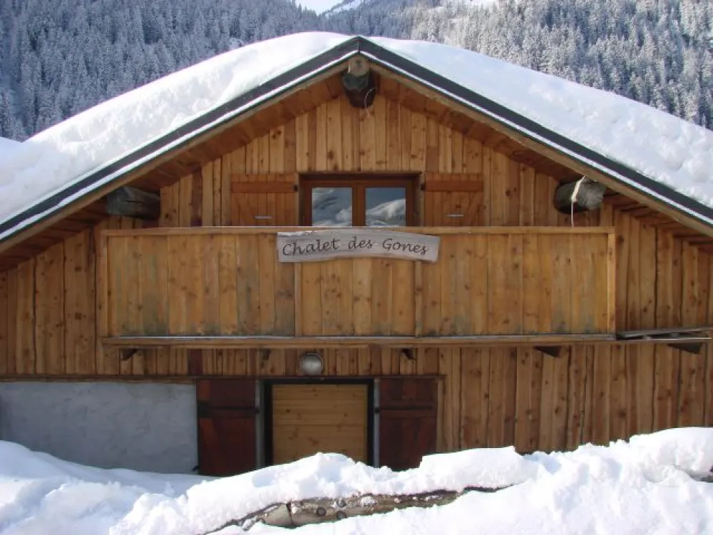 Vu chalet entrée