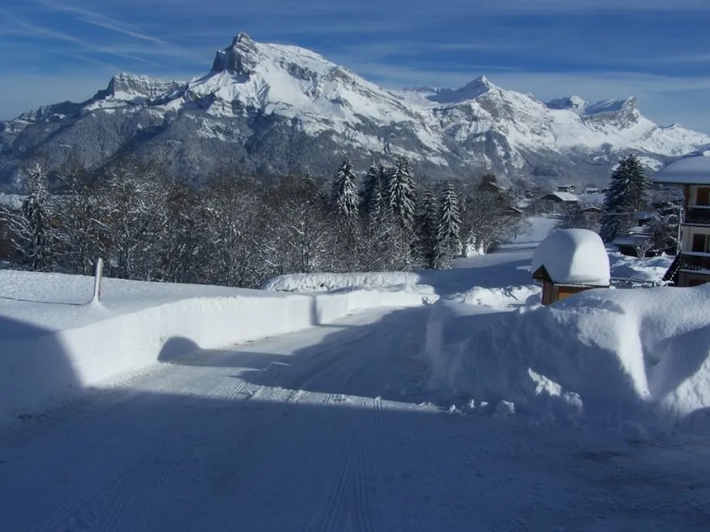 Vue du chalet