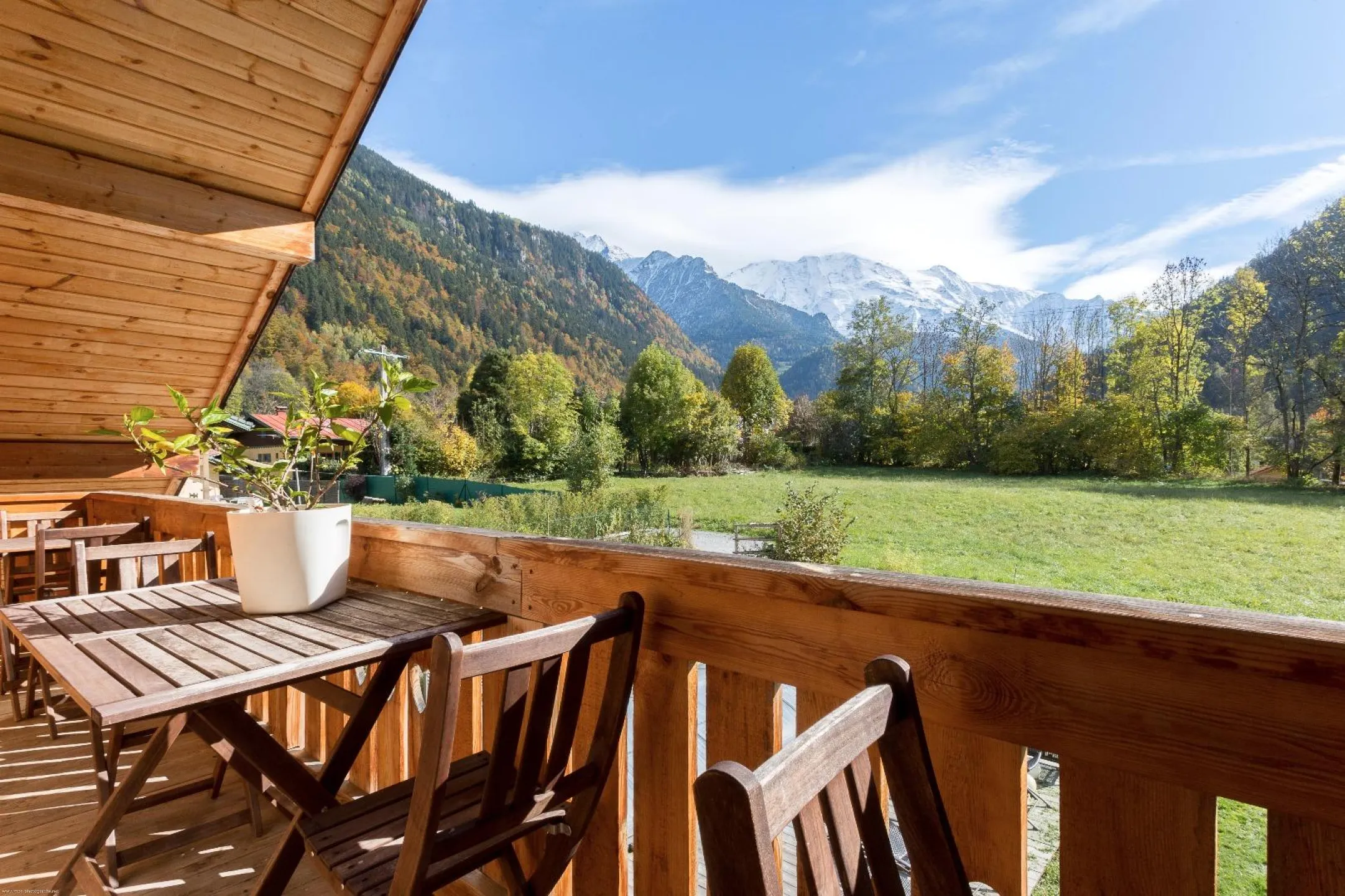 Vue depuis le balcon 
