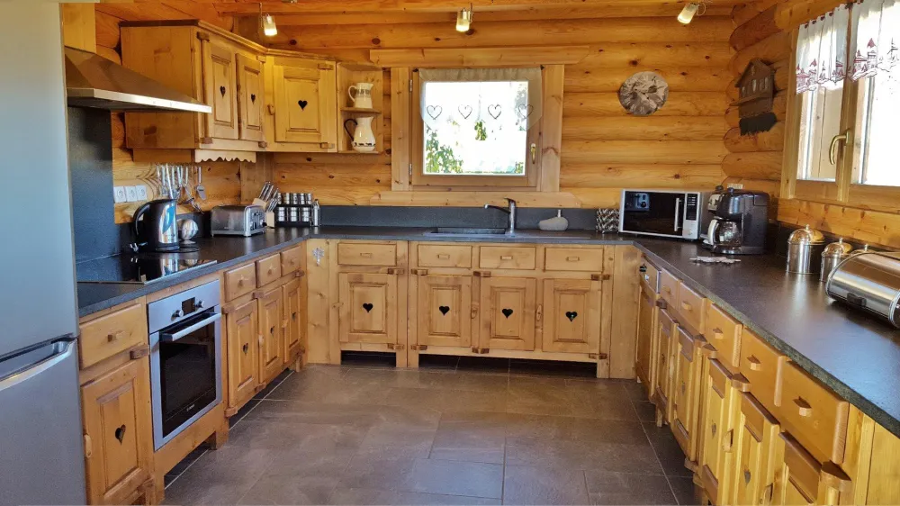 Chalet   tres  estelles à partir de 8 personnes jusqu'à 15.