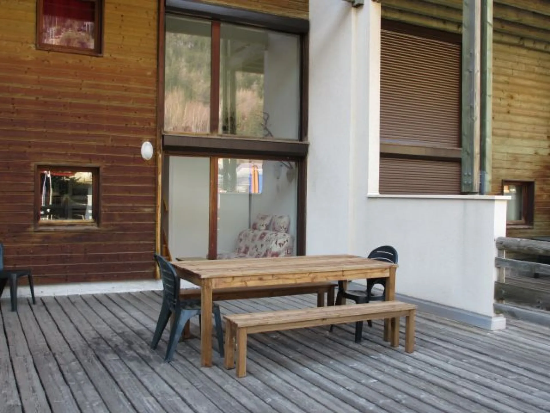 Vue de l'appartement depuis la terrasse de 42 M2