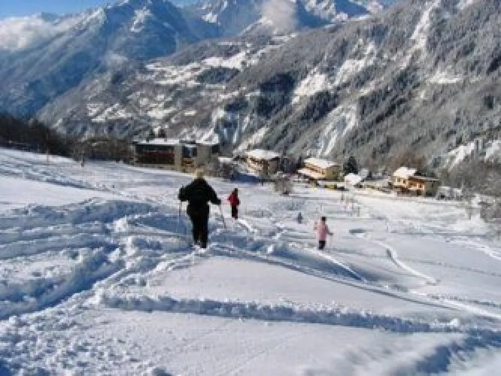 PISTE VERTE DES CLOCHETTES 
DEPART ET ARRIVEE EN FACE DE L'APPARTEMENT