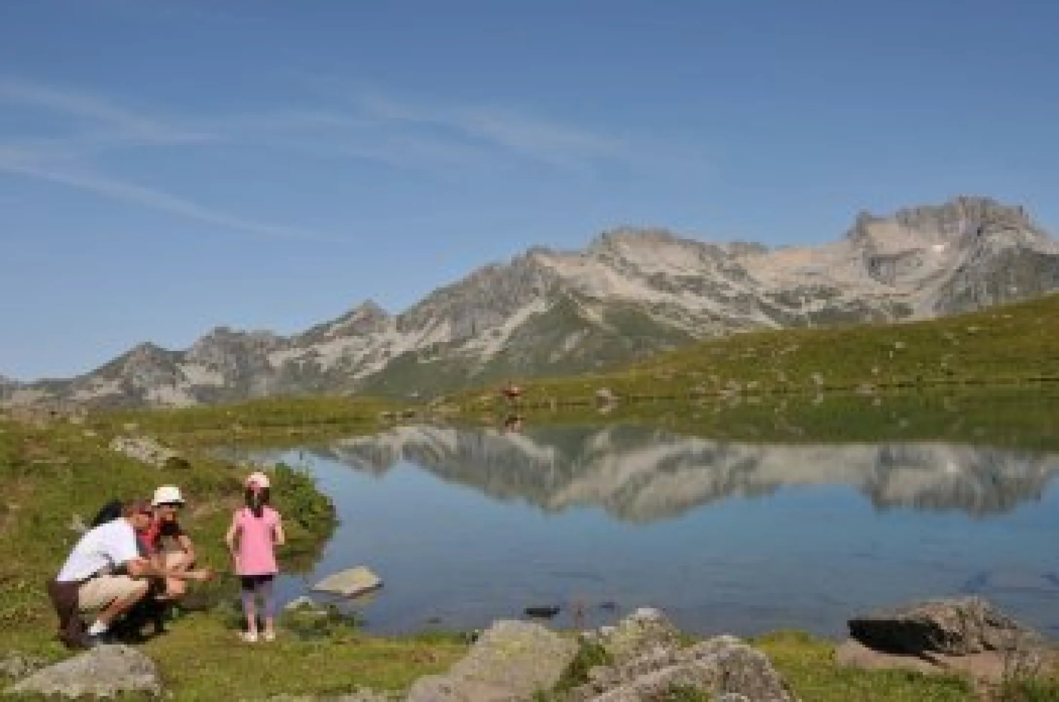 le lac bleu
randonnée au pied du cheval noir ( 1 heure de marche environ)