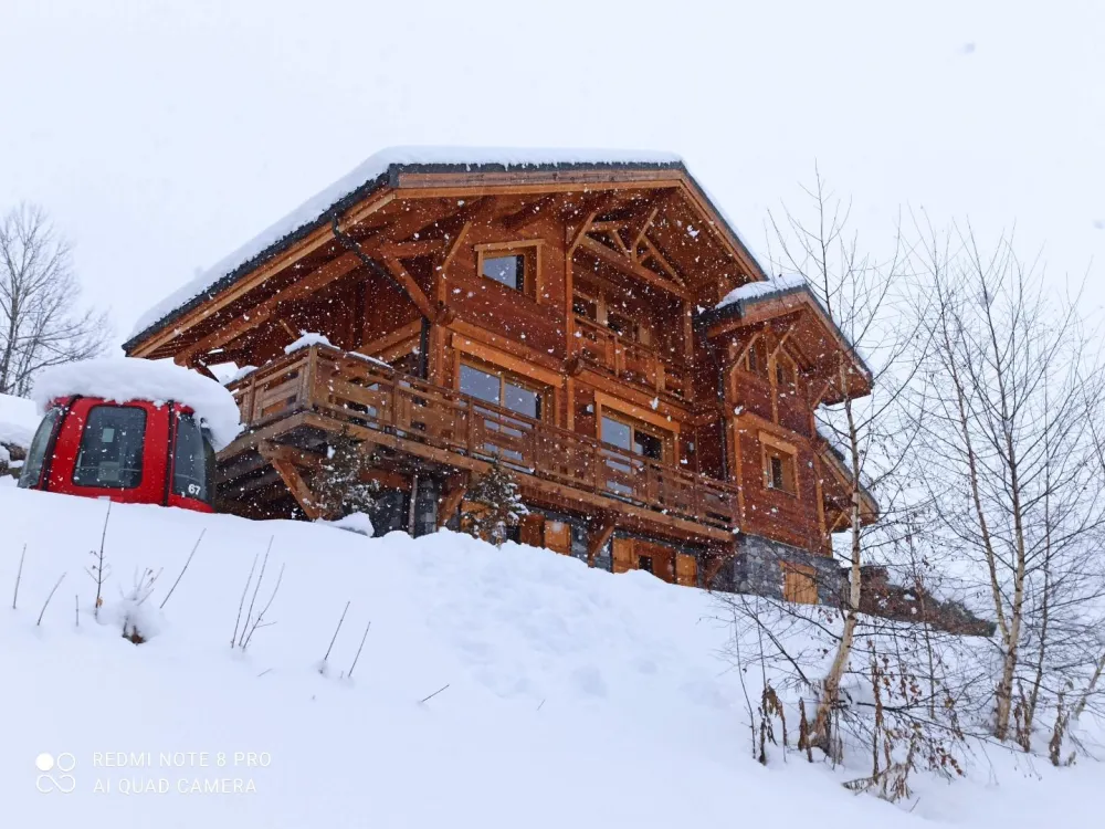 Chalet au bord des pistes