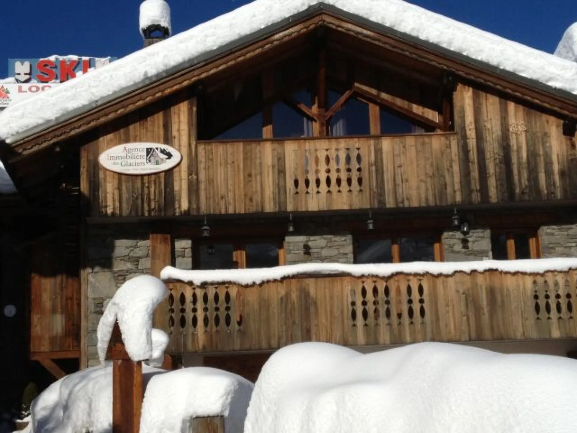 Chalet en hiver