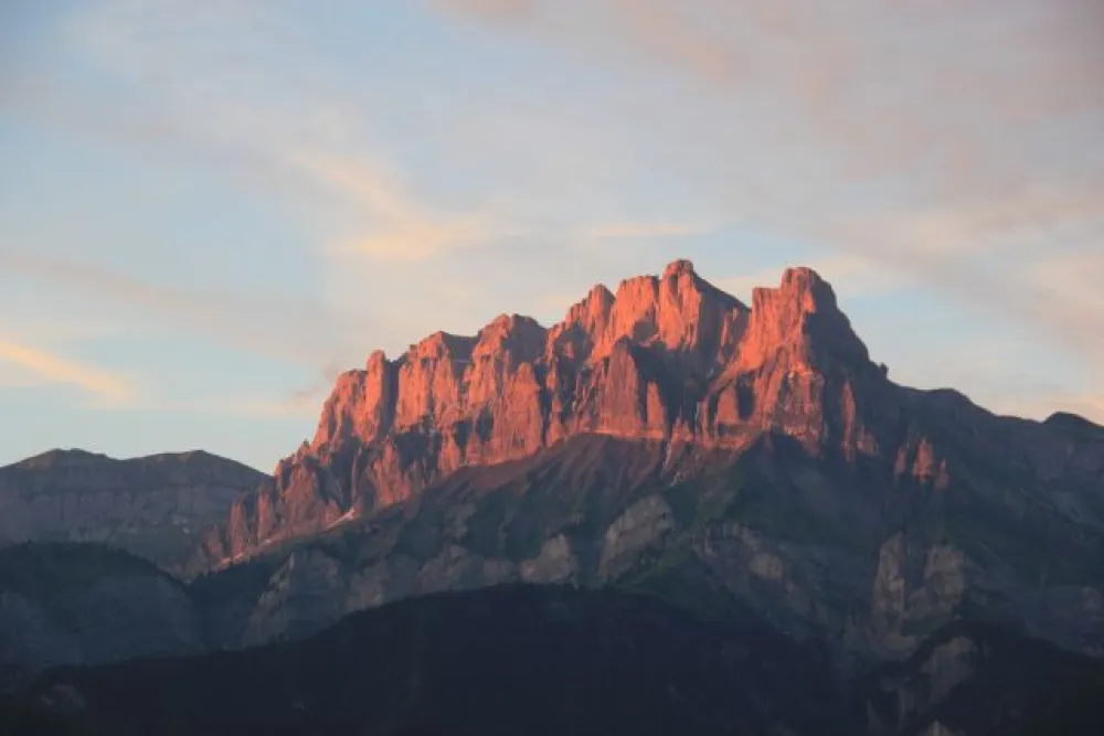 La Warens  : vue depuis le chalet