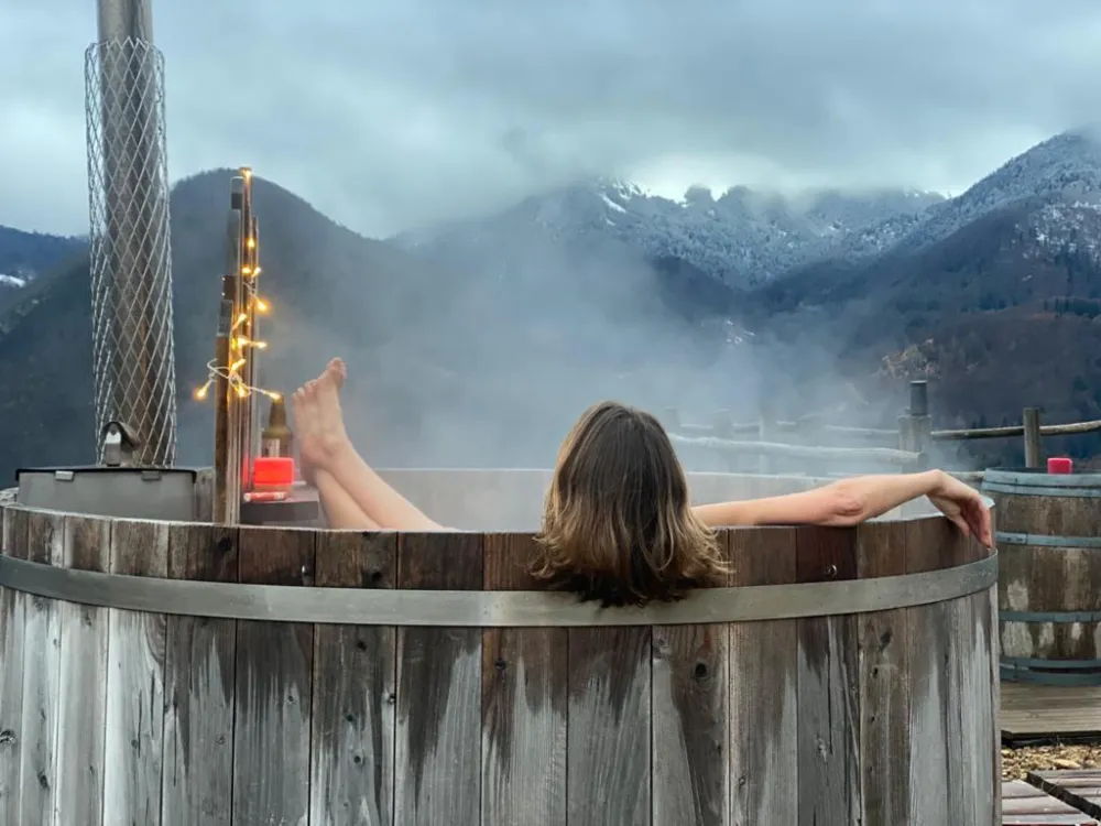 Détente et relaxation dans le bain scandinave