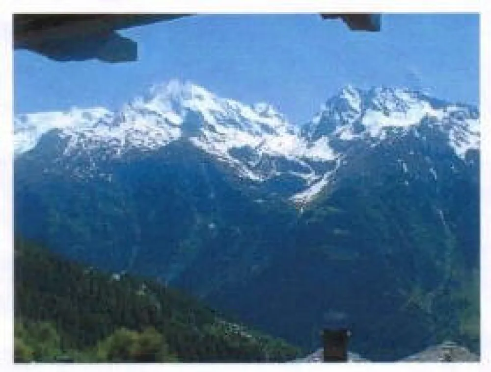 Vue du balcon en été