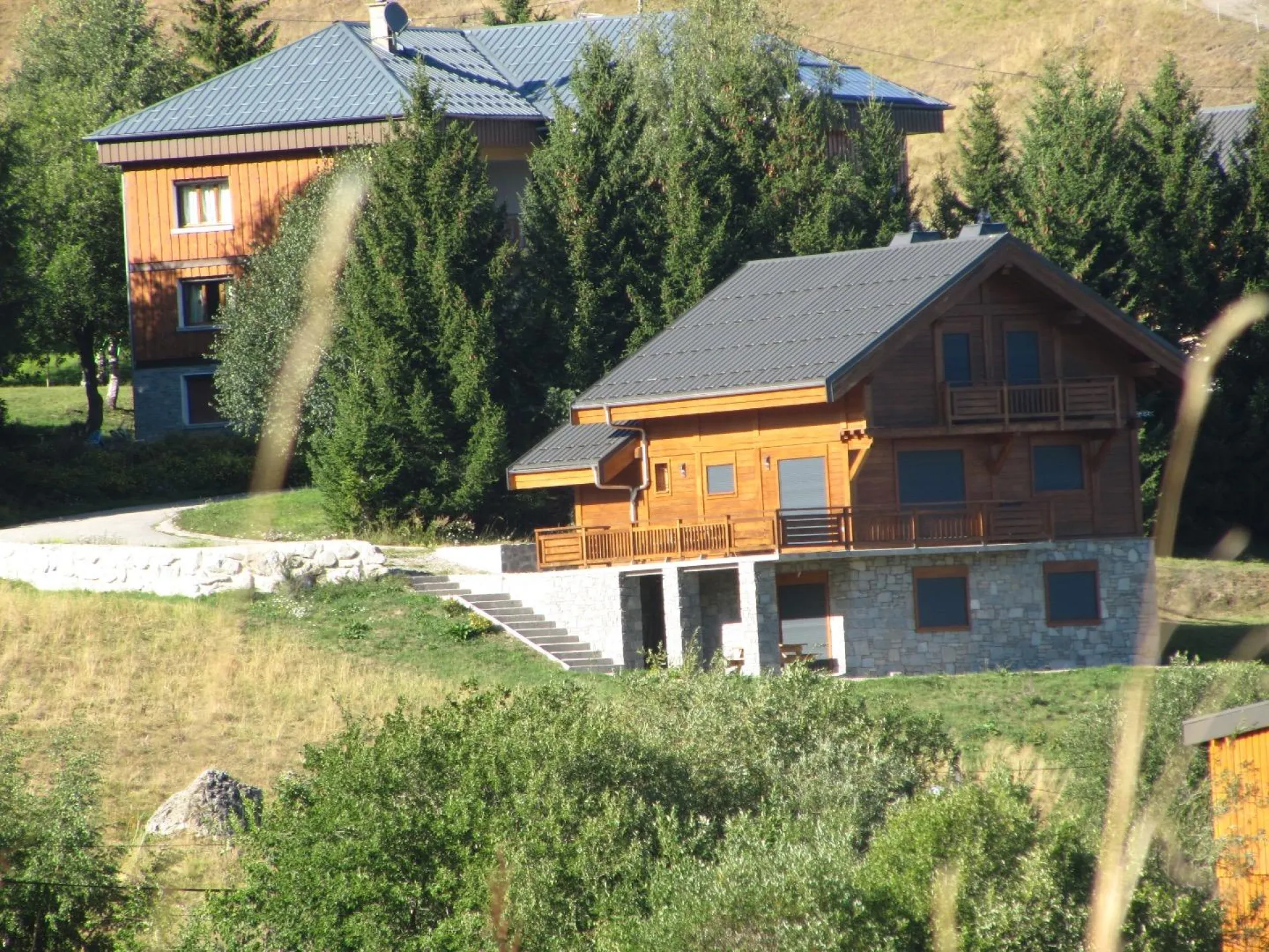 Le chalet en été