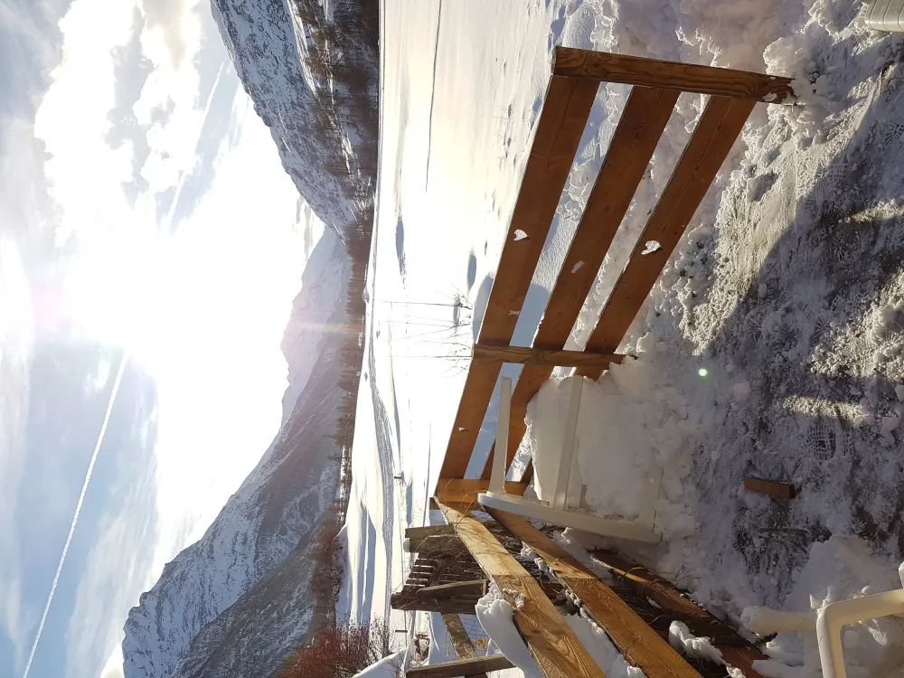 Terrasse en Hiver