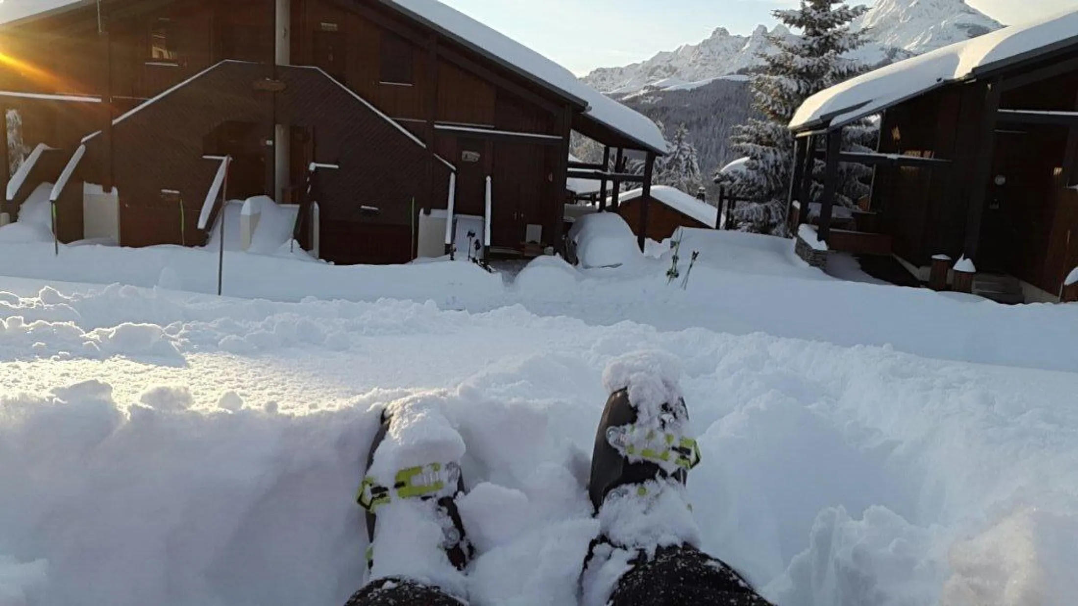 Chalet B
L'entrée de l'appartement si situe au rez-de-chaussez