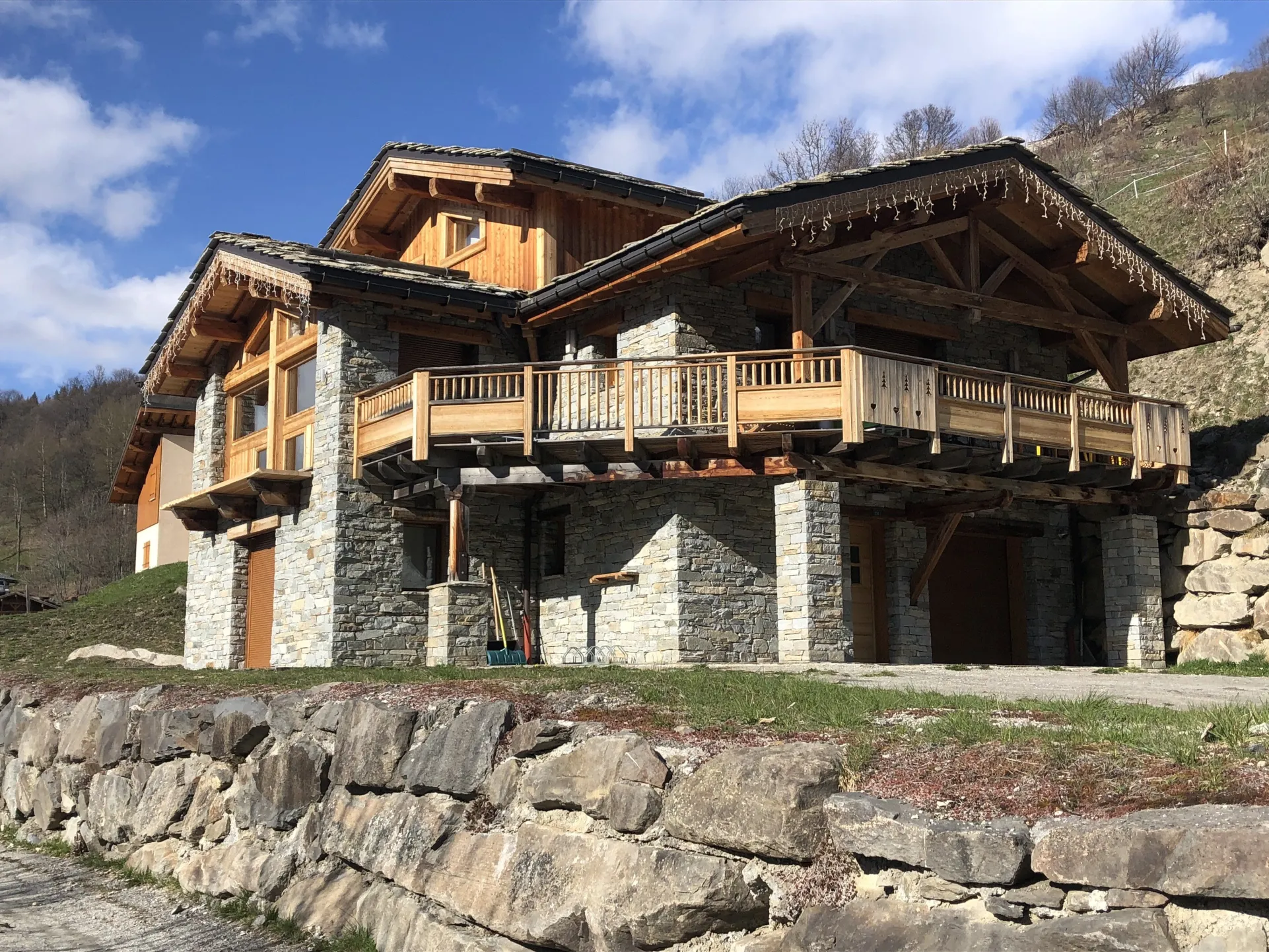 Le prestige chalet individuel 5* spa sauna bar bay-foot