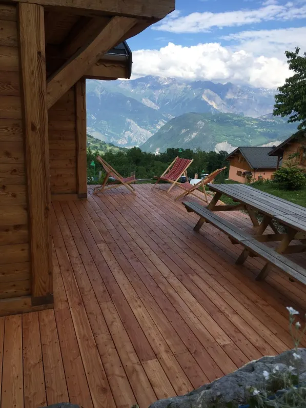 terrasse chalet étoile polaire
montagne le corbier les sybelles savoie alpes
