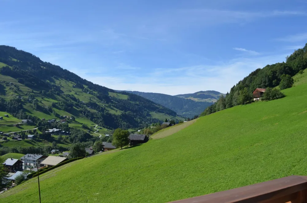 Vue du balcon sur le col des saisies (Vue Nord)