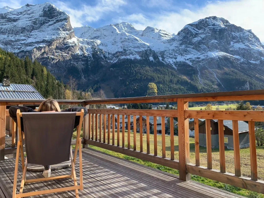 Terrasse à l'automne