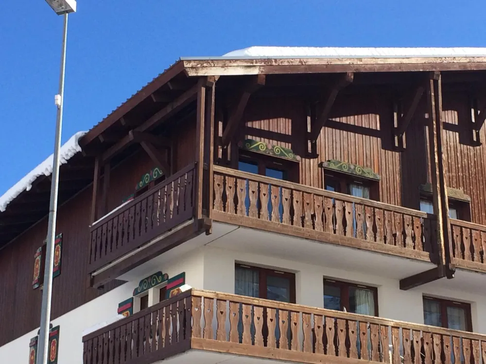 Double balcon : studio du dessus 