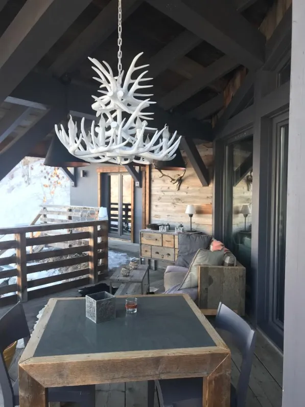 Chamois luxe 14 personnes, piscine intérieure eau salée nage à contre courant et  balnéo, sauna