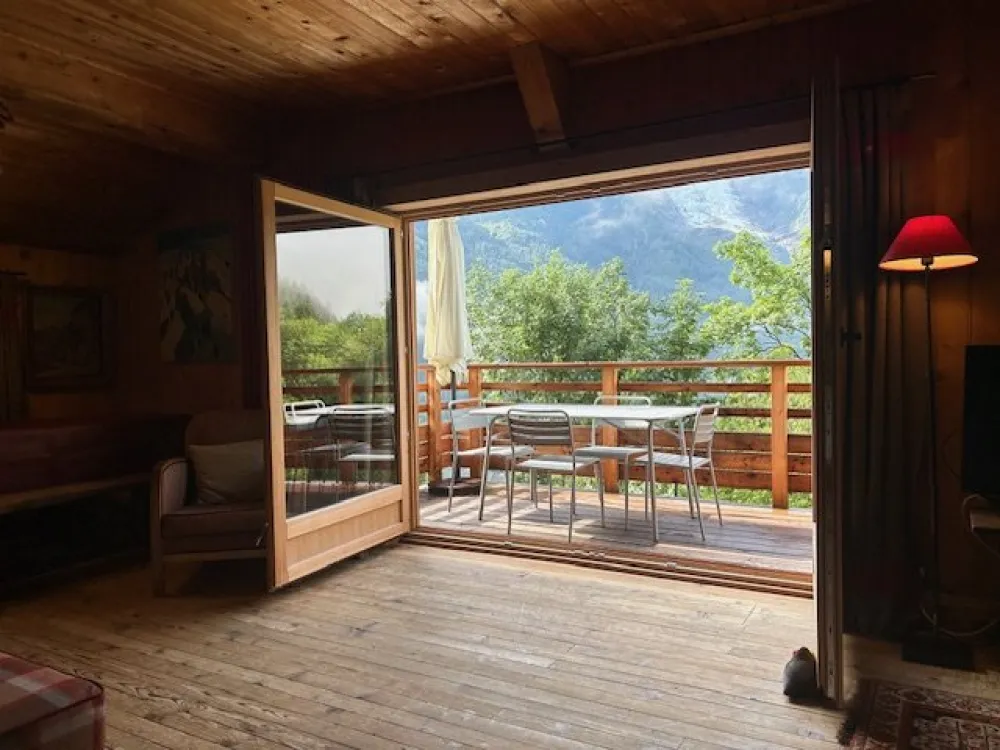 Le balcon vu du salon