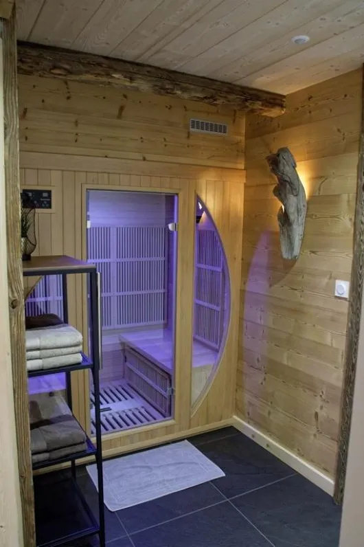 Un peu de détente dans le Sauna... 