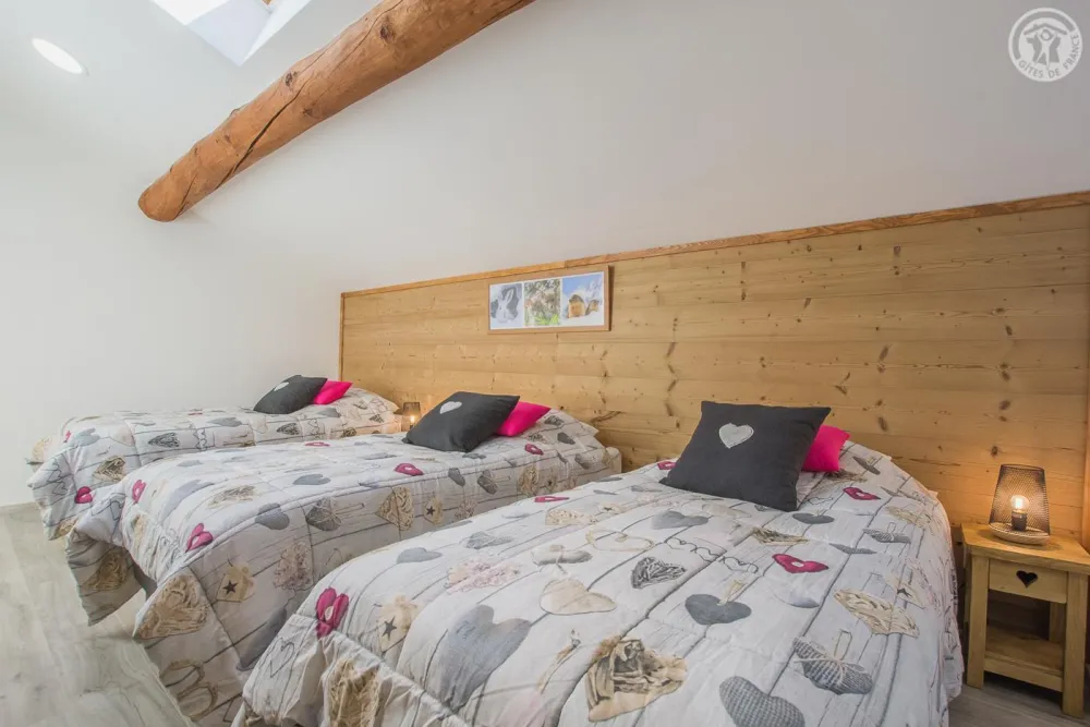 Les melezes 6 et 12 personnes avec piscine interieur chauffee