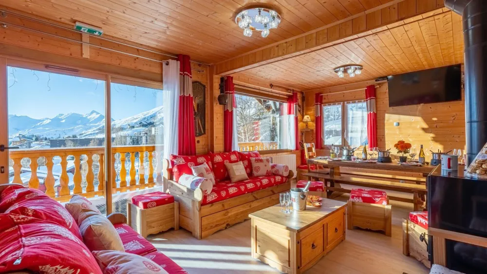 Duplex de 200 m2 - chalet individuel - jusqu'à 15 personnes - très proche des pistes