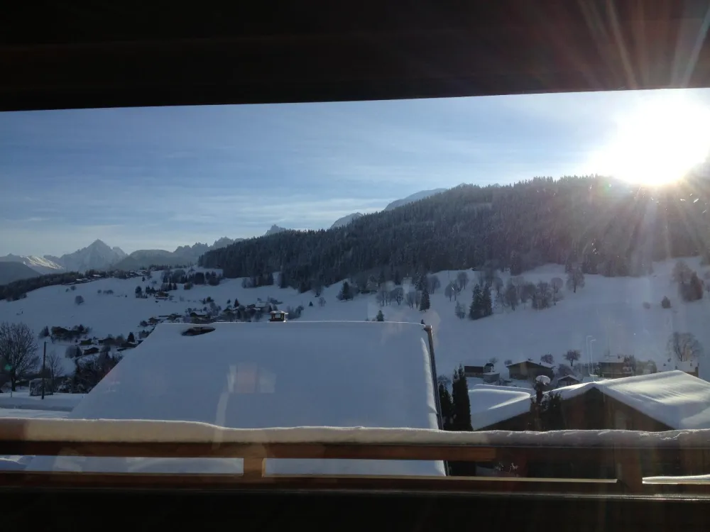 vue sur le mont blanc