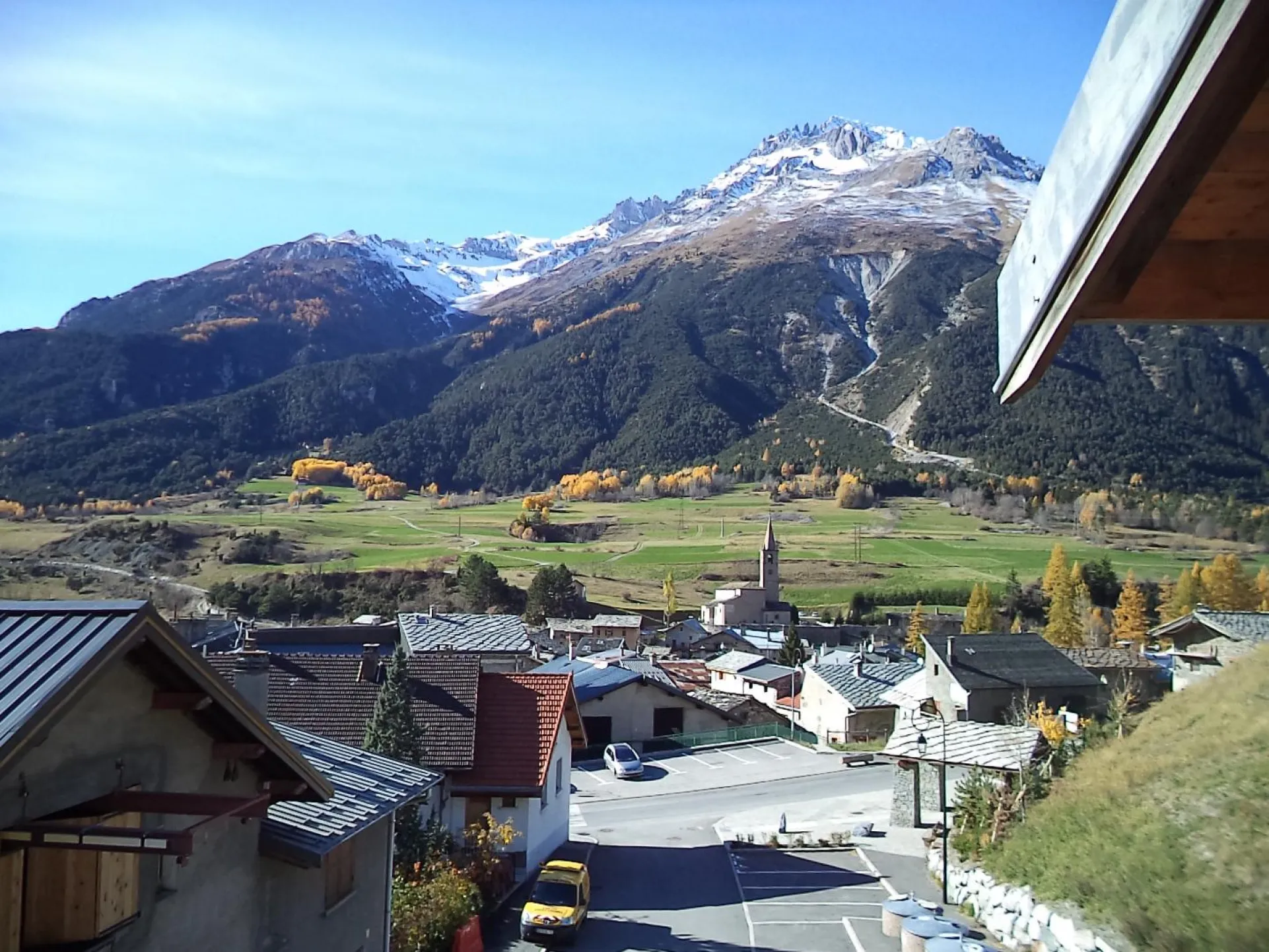 Vue sur le sommet de la Dent Parrachée