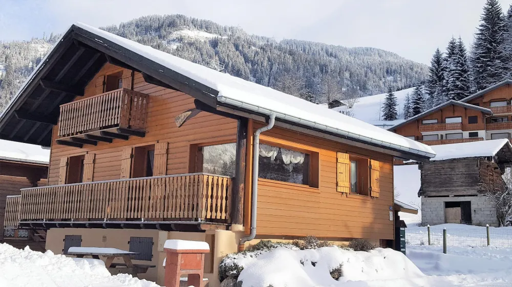 chalet  en  hiver
