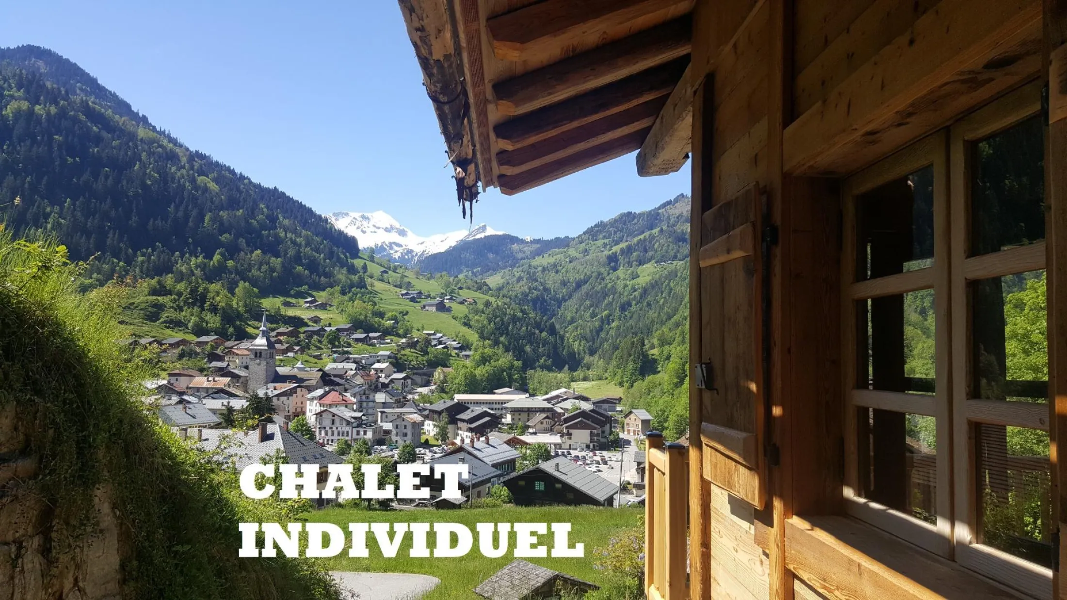 Chalet individuel typique 2/4 p. là-ôh beaufort