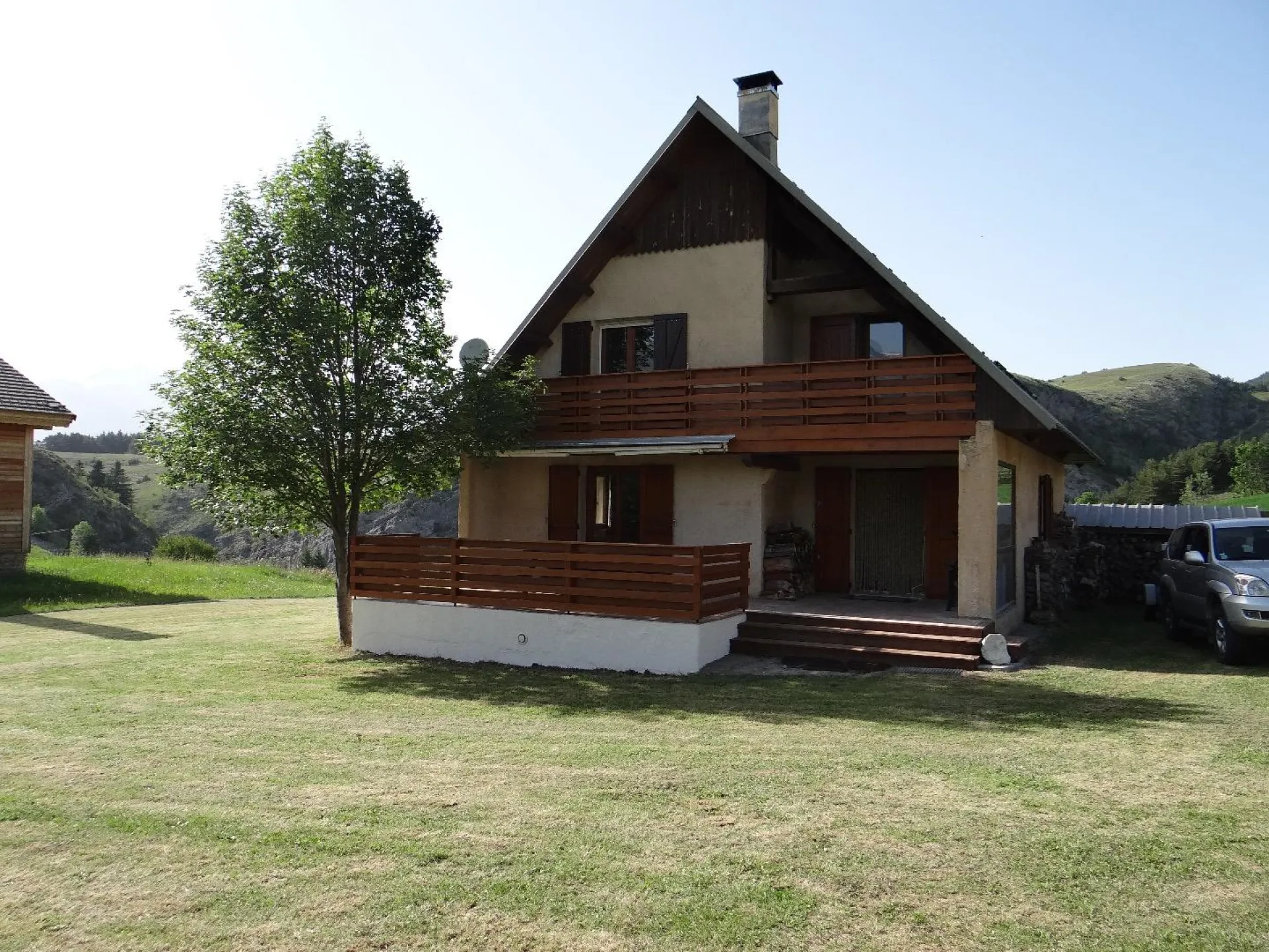chalet et terrain