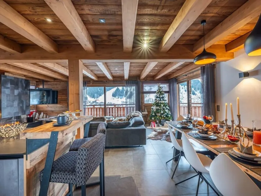 Location chalet b ...accès direct aux pistes de ski