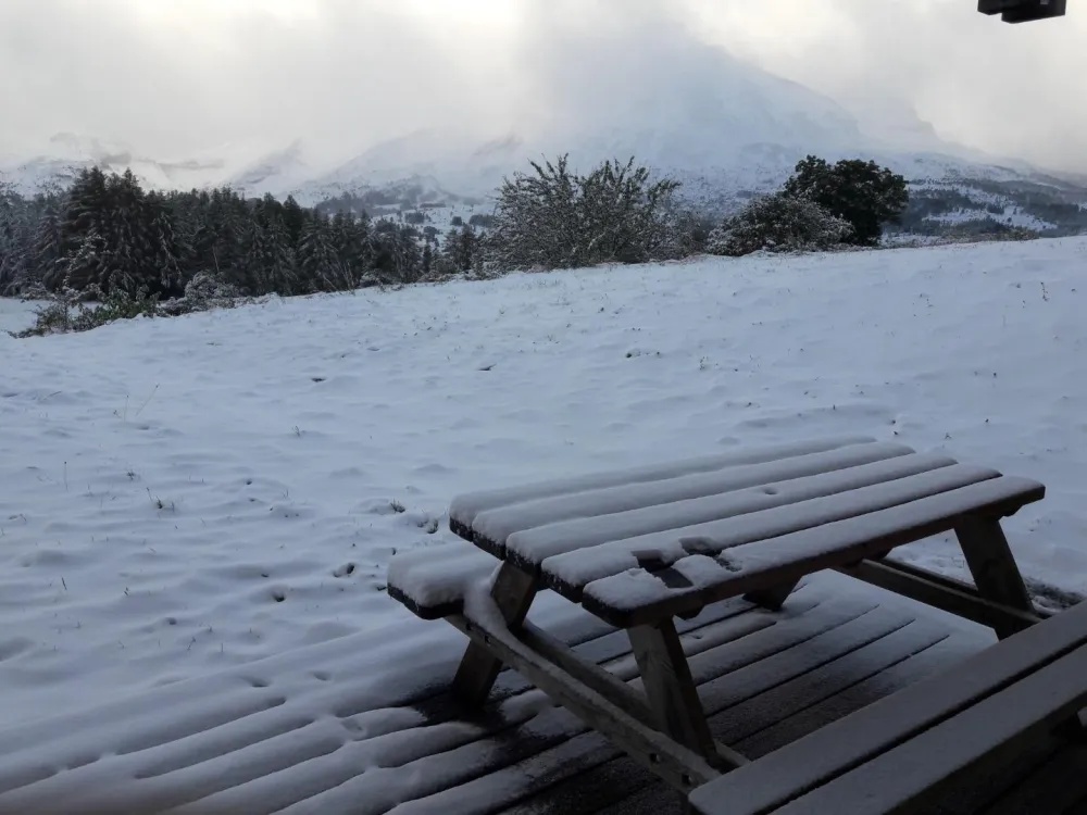 Rez de neige sans vis à vis
