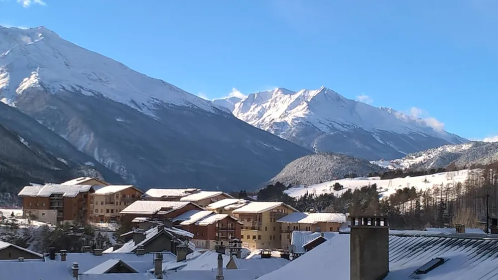 Vue du balcon du Gite