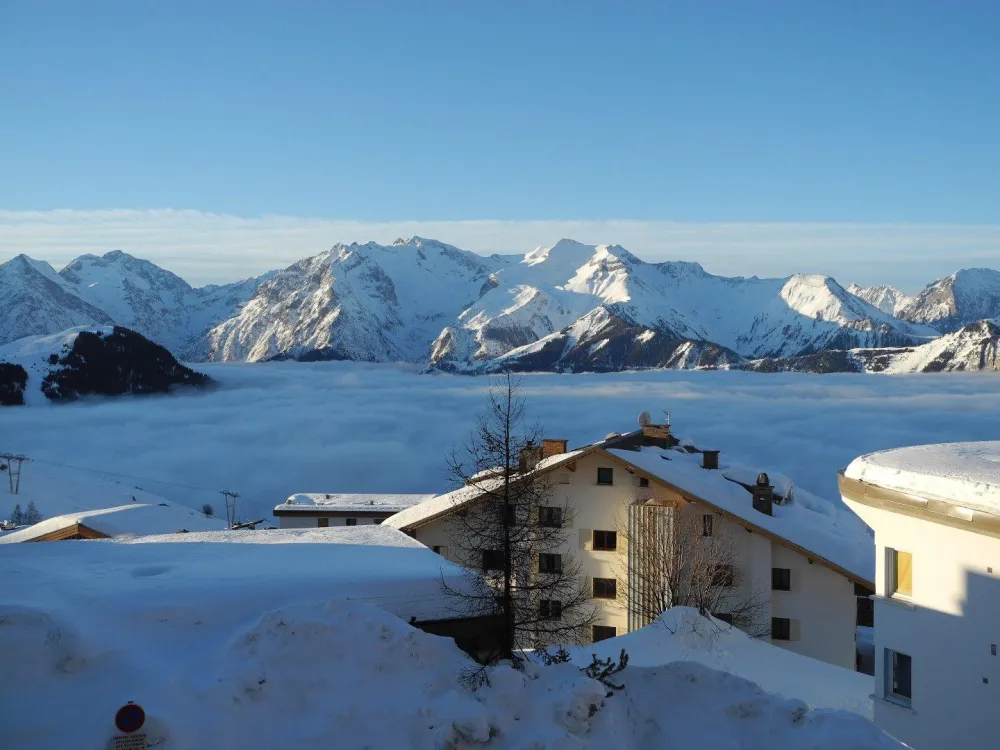 La vue depuis le salon (au sud)
