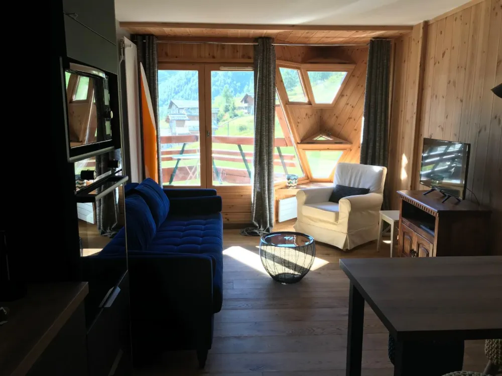 Appartement cosy, skis aux pieds, linge fourni