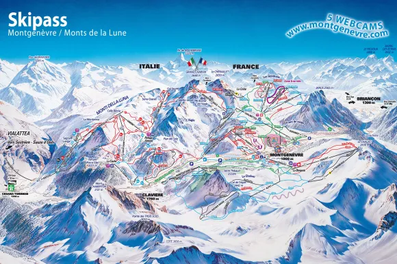Plan des pistes