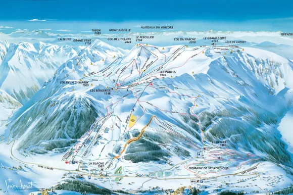 Plan des pistes